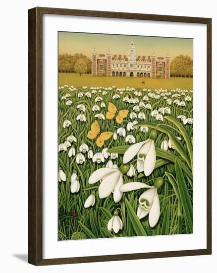 Snowdrop Day, Hatfield House, 1999-Frances Broomfield-Framed Giclee Print