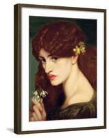 Snowdrops, 1873-Dante Gabriel Rossetti-Framed Giclee Print