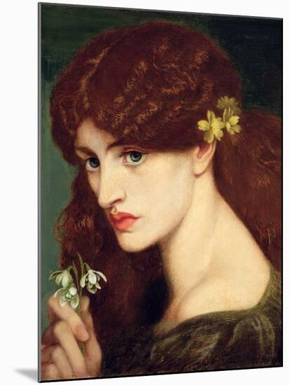 Snowdrops, 1873-Dante Gabriel Rossetti-Mounted Giclee Print