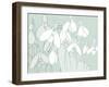 Snowdrops  2017  (digital)-Sarah Hough-Framed Giclee Print