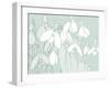 Snowdrops  2017  (digital)-Sarah Hough-Framed Giclee Print