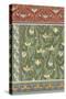 Snowdrops Wallpaper, Chromo-Lithograph, England, London, 1897-Eugene Grasset-Stretched Canvas