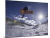 Snoweboarder in Action on the Vert, Aspen, Colorado, USA-null-Mounted Photographic Print