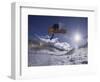 Snoweboarder in Action on the Vert, Aspen, Colorado, USA-null-Framed Photographic Print