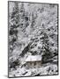 Snowed Covered Notre-Dame De La Gorge Chapel, Les Contamines, Haute-Savoie, France, Europe-null-Mounted Photographic Print