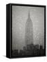 Snowfall in New York City-Christopher C Collins-Framed Stretched Canvas