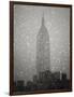 Snowfall in New York City-Christopher C Collins-Framed Photographic Print