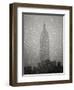 Snowfall in New York City-Christopher C Collins-Framed Photographic Print