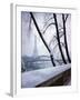 Snowfall in Paris: Passerelle Debilly and Eiffel Tower-Dmitri Kessel-Framed Photographic Print