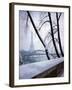 Snowfall in Paris: Passerelle Debilly and Eiffel Tower-Dmitri Kessel-Framed Photographic Print