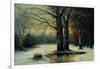 Snowfall in the Wood-Maso Di Banco-Framed Giclee Print