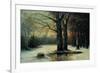 Snowfall in the Wood-Maso Di Banco-Framed Giclee Print