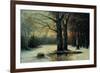 Snowfall in the Wood-Maso Di Banco-Framed Giclee Print