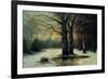 Snowfall in the Wood-Maso Di Banco-Framed Giclee Print
