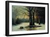 Snowfall in the Wood-Maso Di Banco-Framed Giclee Print