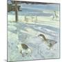 Snowfeeders, 1999-Timothy Easton-Mounted Giclee Print