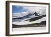 Snowfield Below Mutnovsky Volcano, Kamchatka, Russia, Eurasia-Michael-Framed Photographic Print