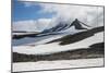 Snowfield Below Mutnovsky Volcano, Kamchatka, Russia, Eurasia-Michael-Mounted Photographic Print