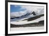 Snowfield Below Mutnovsky Volcano, Kamchatka, Russia, Eurasia-Michael-Framed Photographic Print