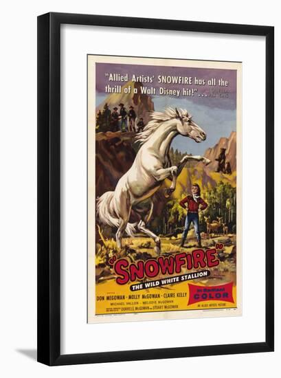 Snowfire, 1958-null-Framed Art Print