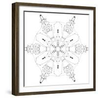 Snowflake 12-RUNA-Framed Giclee Print