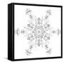 Snowflake 14-RUNA-Framed Stretched Canvas