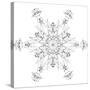 Snowflake 14-RUNA-Stretched Canvas