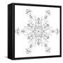 Snowflake 14-RUNA-Framed Stretched Canvas