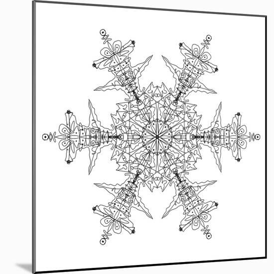 Snowflake 16-RUNA-Mounted Giclee Print