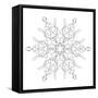 Snowflake 17-RUNA-Framed Stretched Canvas