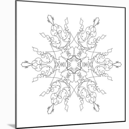 Snowflake 17-RUNA-Mounted Giclee Print