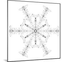 Snowflake 18-RUNA-Mounted Giclee Print