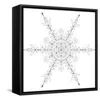 Snowflake 19-RUNA-Framed Stretched Canvas