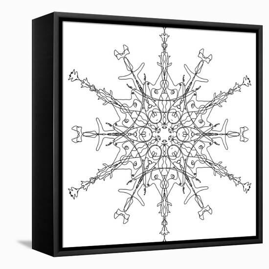 Snowflake 20-RUNA-Framed Stretched Canvas