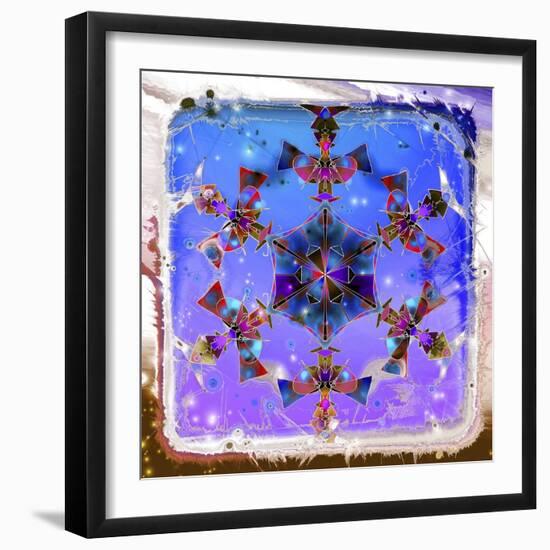 Snowflake 22  Coloring A-RUNA-Framed Giclee Print