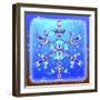 Snowflake 22 Coloring C-RUNA-Framed Giclee Print