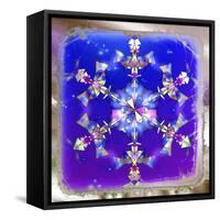 Snowflake 22 Coloring D-RUNA-Framed Stretched Canvas