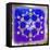 Snowflake 22 Coloring D-RUNA-Framed Stretched Canvas