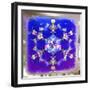 Snowflake 22 Coloring D-RUNA-Framed Giclee Print