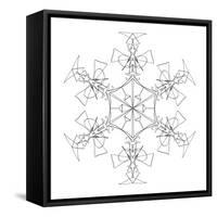 Snowflake 22-RUNA-Framed Stretched Canvas