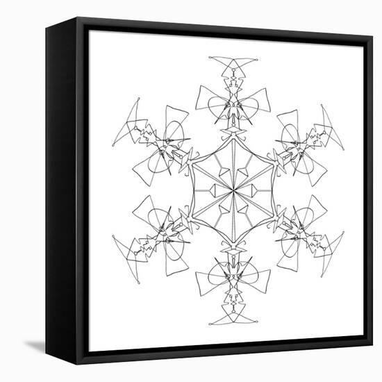 Snowflake 22-RUNA-Framed Stretched Canvas