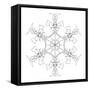 Snowflake 22-RUNA-Framed Stretched Canvas