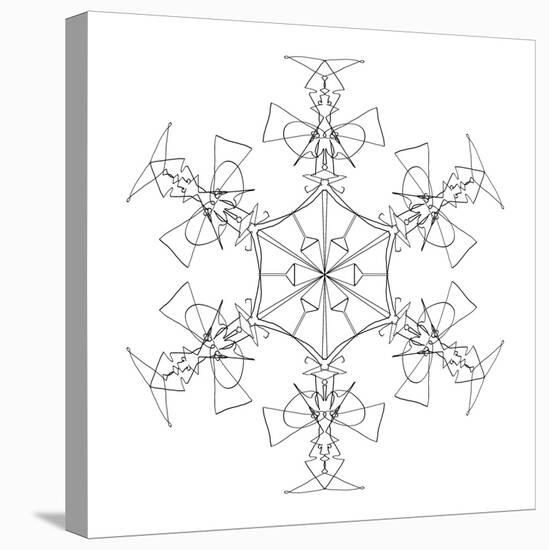 Snowflake 22-RUNA-Stretched Canvas