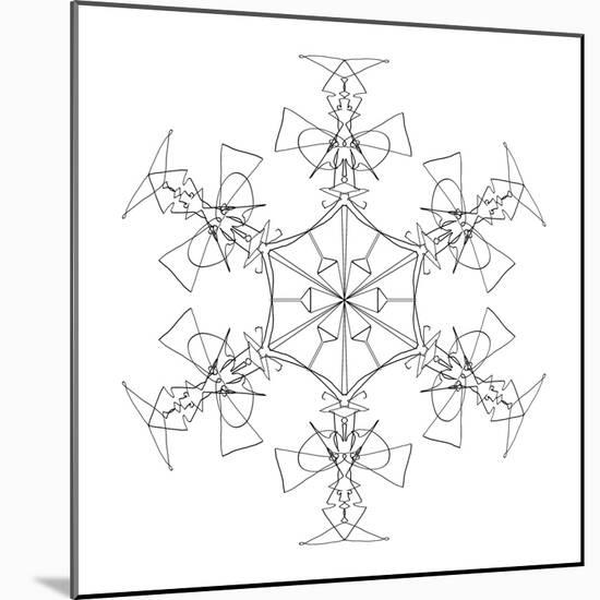 Snowflake 22-RUNA-Mounted Giclee Print