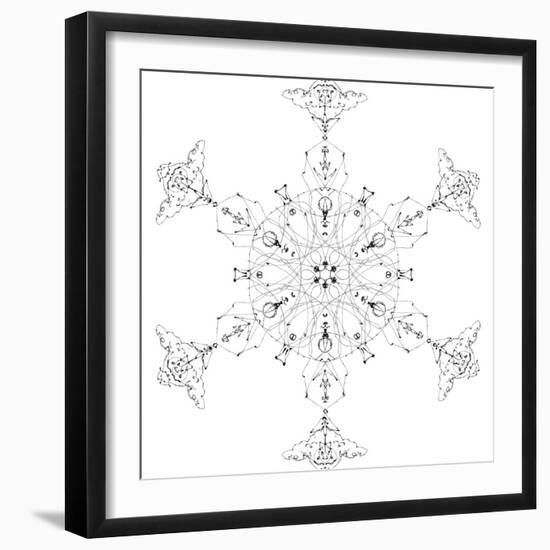 Snowflake 3-RUNA-Framed Giclee Print