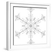 Snowflake 3-RUNA-Framed Giclee Print