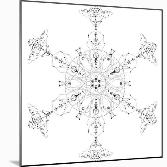 Snowflake 3-RUNA-Mounted Giclee Print