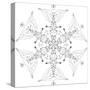 Snowflake 4-RUNA-Stretched Canvas