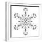 Snowflake 5-RUNA-Framed Giclee Print