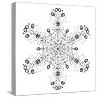 Snowflake 5-RUNA-Stretched Canvas